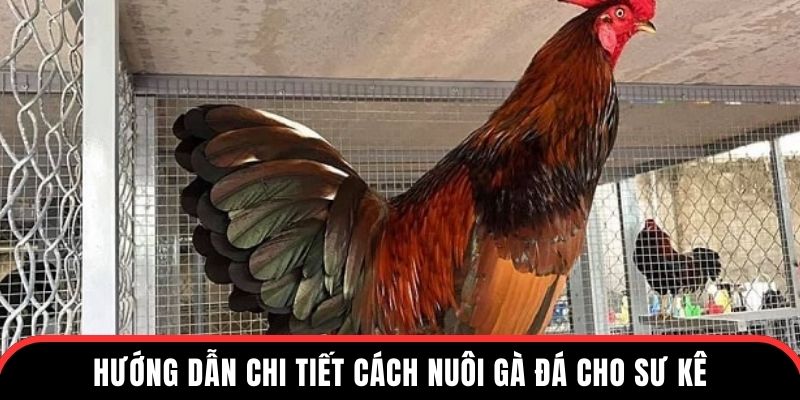 Hướng dẫn chi tiết cách nuôi gà đá cho sư kê