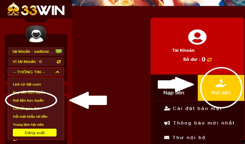 Nạp rút thần tốc